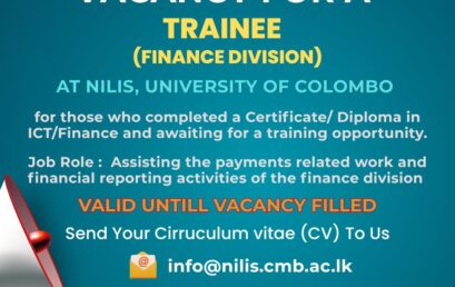 Vacancy for a Trainee