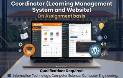 Post of Coordinator( LMS and WEB) (On Assignment basis)